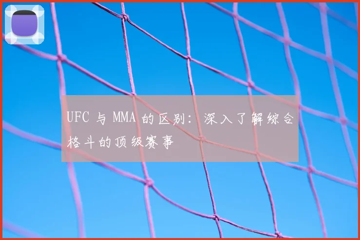 UFC 与 MMA 的区别：深入了解综合格斗的顶级赛事