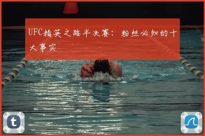 UFC精英之路半决赛：粉丝必知的十大事实